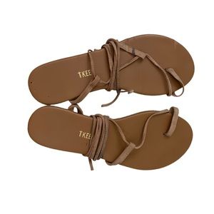 Ankle wrap suede TKees